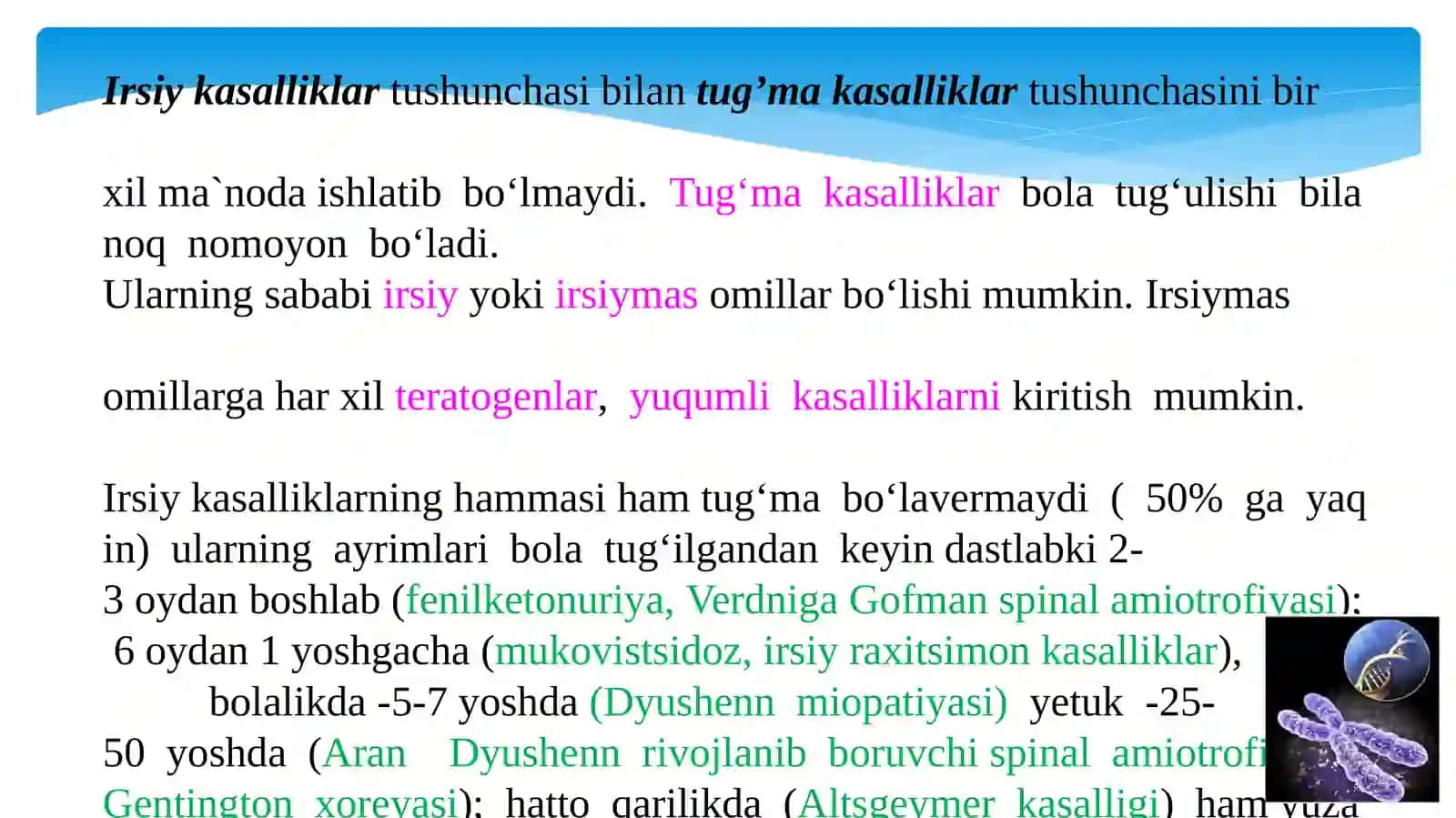 Genetika Asoslari va Boronning Rivojlanishi 4