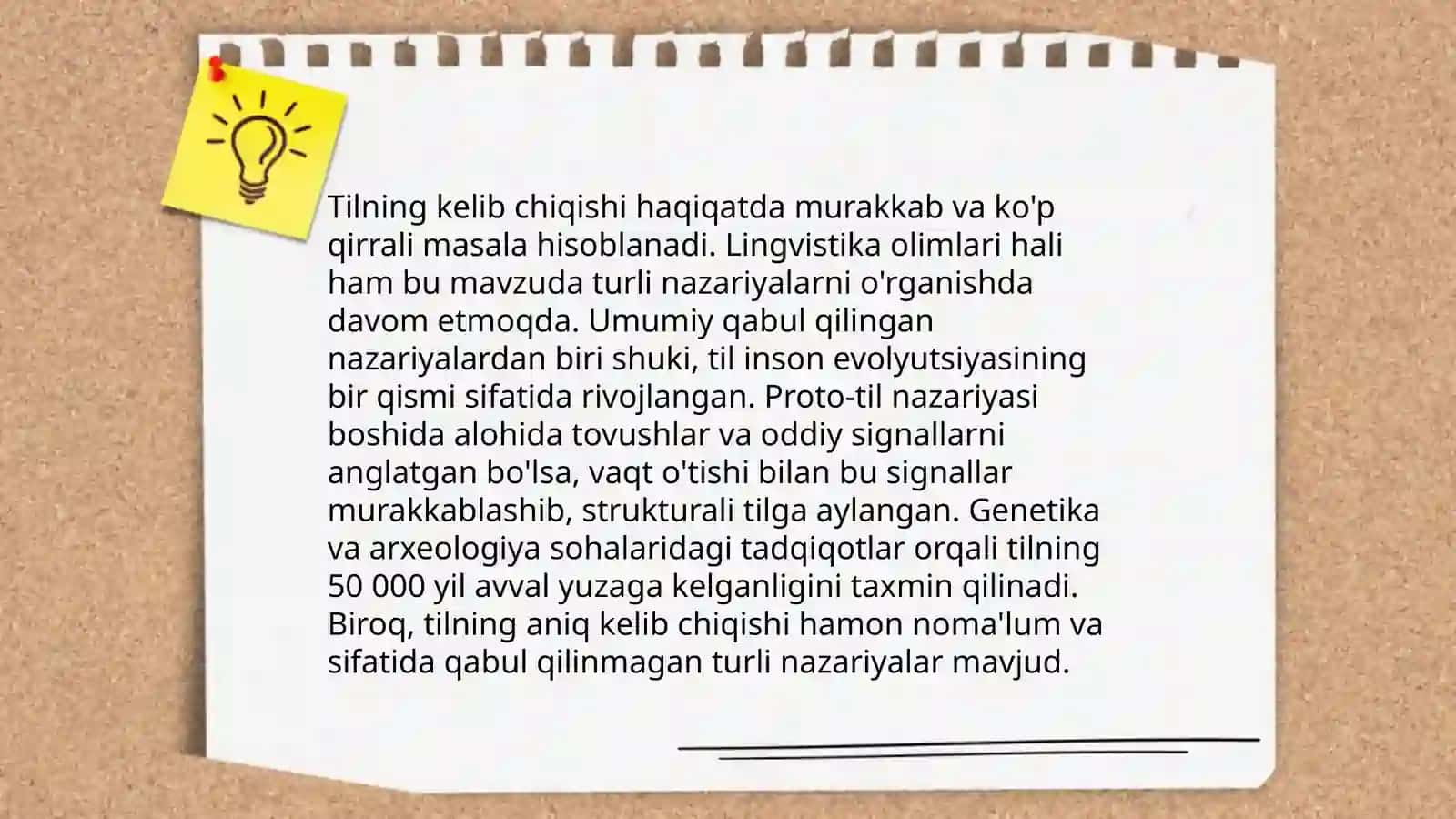 Til sathlari va uning birliklari 4
