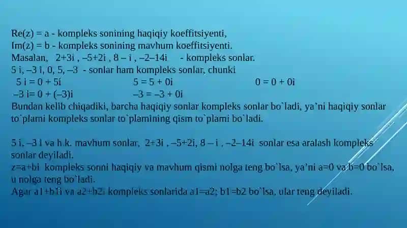 Matematika va unio’qitish metodikasi 4