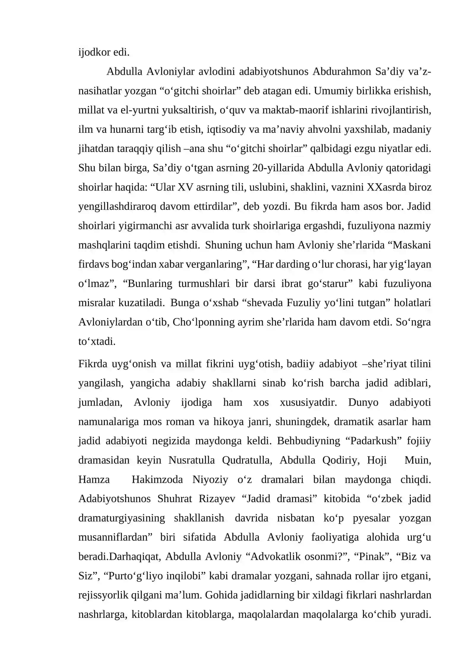 Abdulla Avloniyning komil inson haqidagi qarashlari haqidagi qarashlari 4