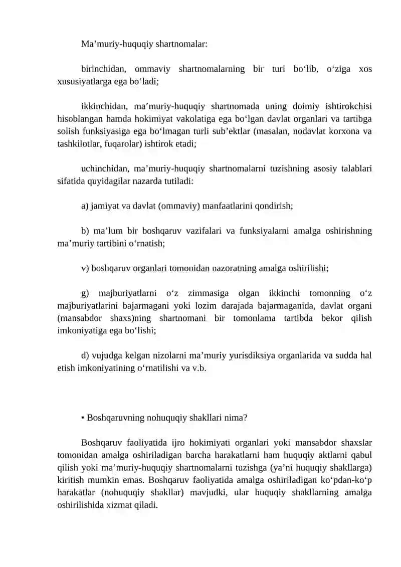 DAVLAT BOSHQARUVINING MA’MURIY-HUQUQIY SHAKLLARI 4