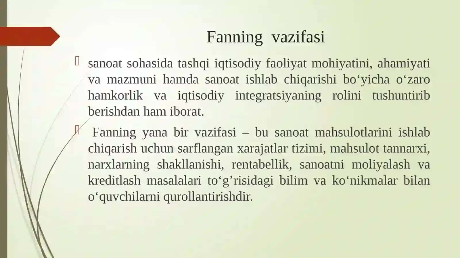 Sanoatkorxonalaridaishlabchiqarishnitashkiletishningmazmuni 4