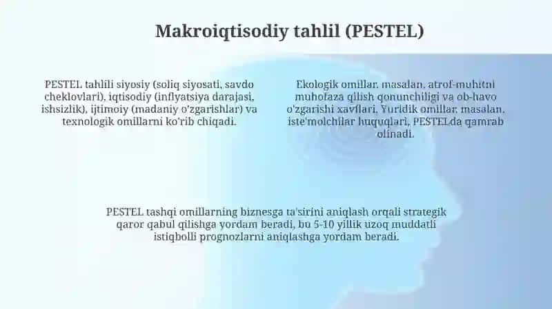 Joruydan stratejik rejalashtirishning 2-bosqichi makro va mikro tahlili 4