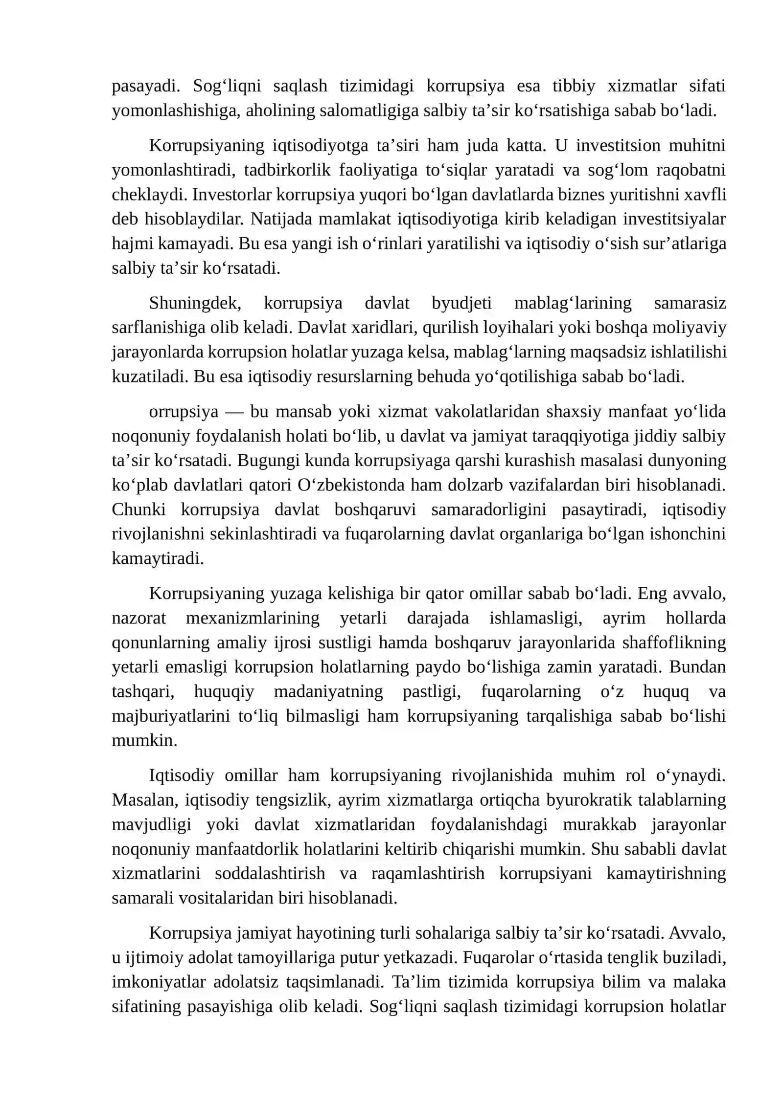 OʼZBEKISTONDA KARUPSIYAGA QARSHI KURASHISH MASALASI 4