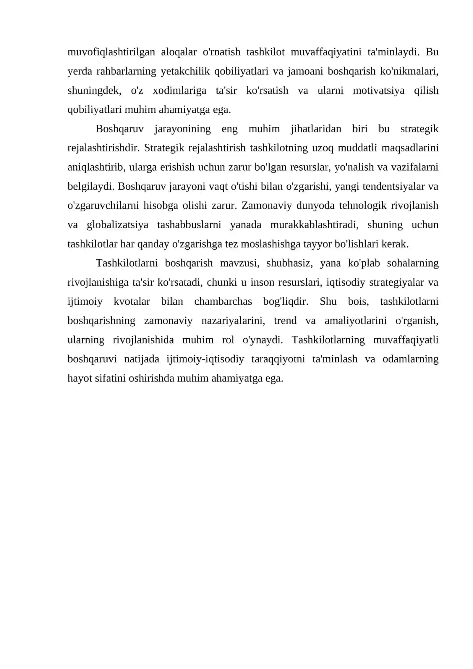 TASHKILOTLAR VA ULARNI BOSHQARISH 4