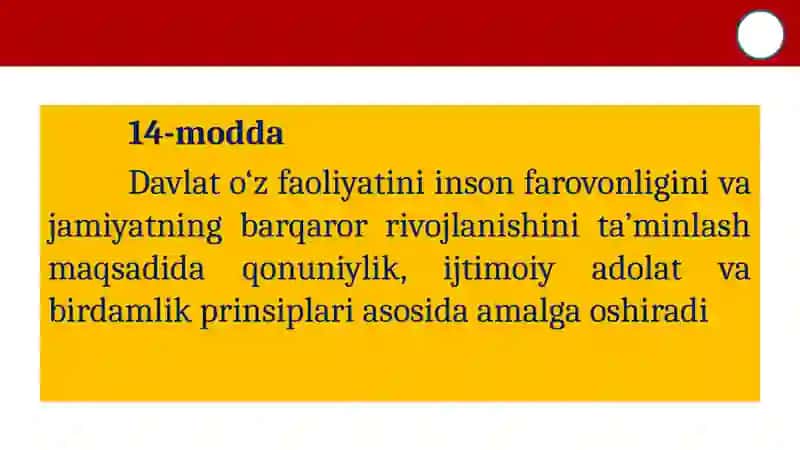 YANGI O’ZBEKISTONDAPREZIDENT SH.MIRZIYOEV RAXBARLIGIDA YANGILANAYOTGAN O’ZBEKISTON MILLIY TIKLANISHDAN –MILLIY YUKSALISH SARI. 4