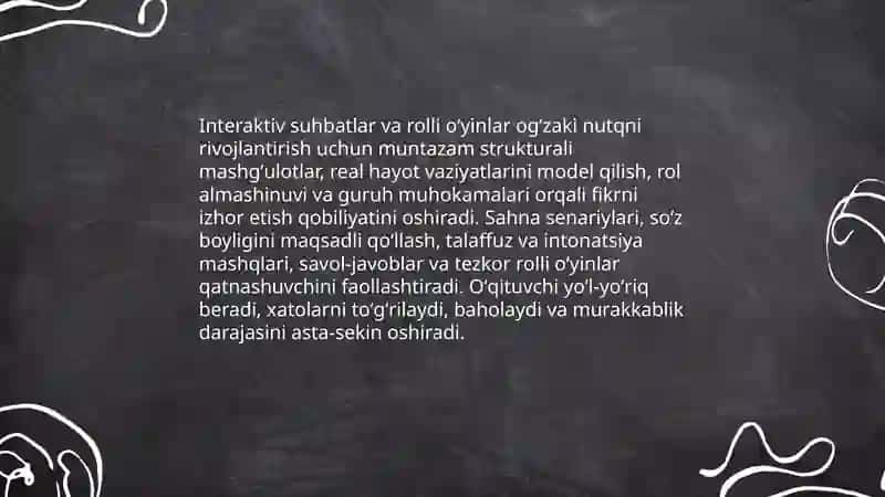 Oʻquvchilarning ogʻzaki va yozma nutqini oʻstirishning samarali usullari 4
