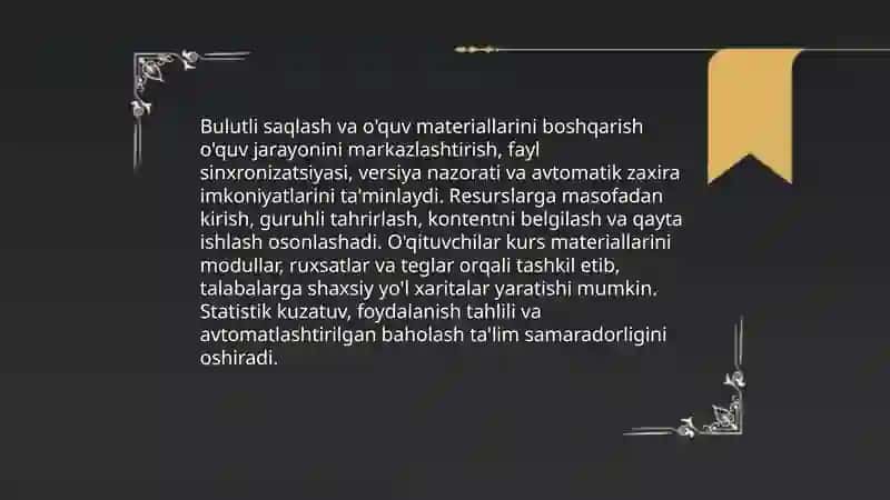 Bulutli axborotning taʼlimiy imkoniyatlari 4