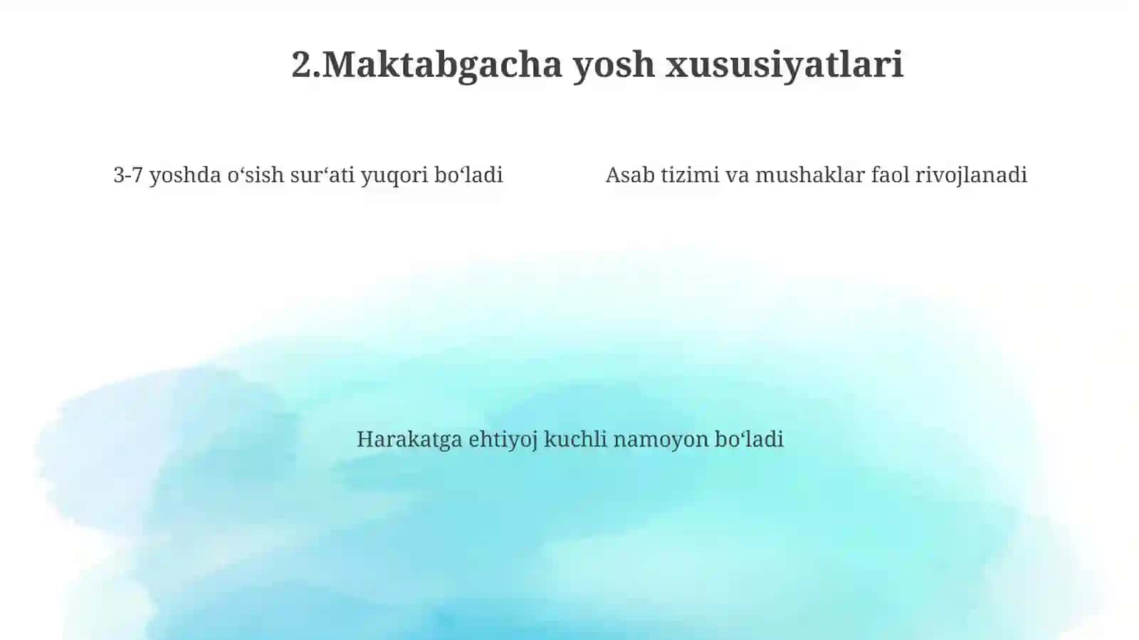 Jismoniy rivojlanish nazariy asoslari 4