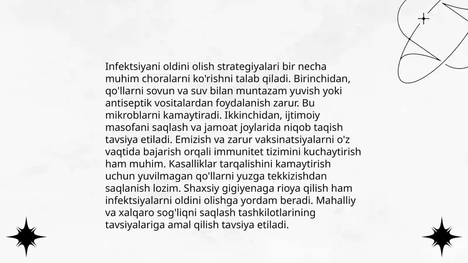 O'ta xavfli infeksiyalar epidemik o'chog'iga epidemiyaga qarshi chora tadbirlar 4