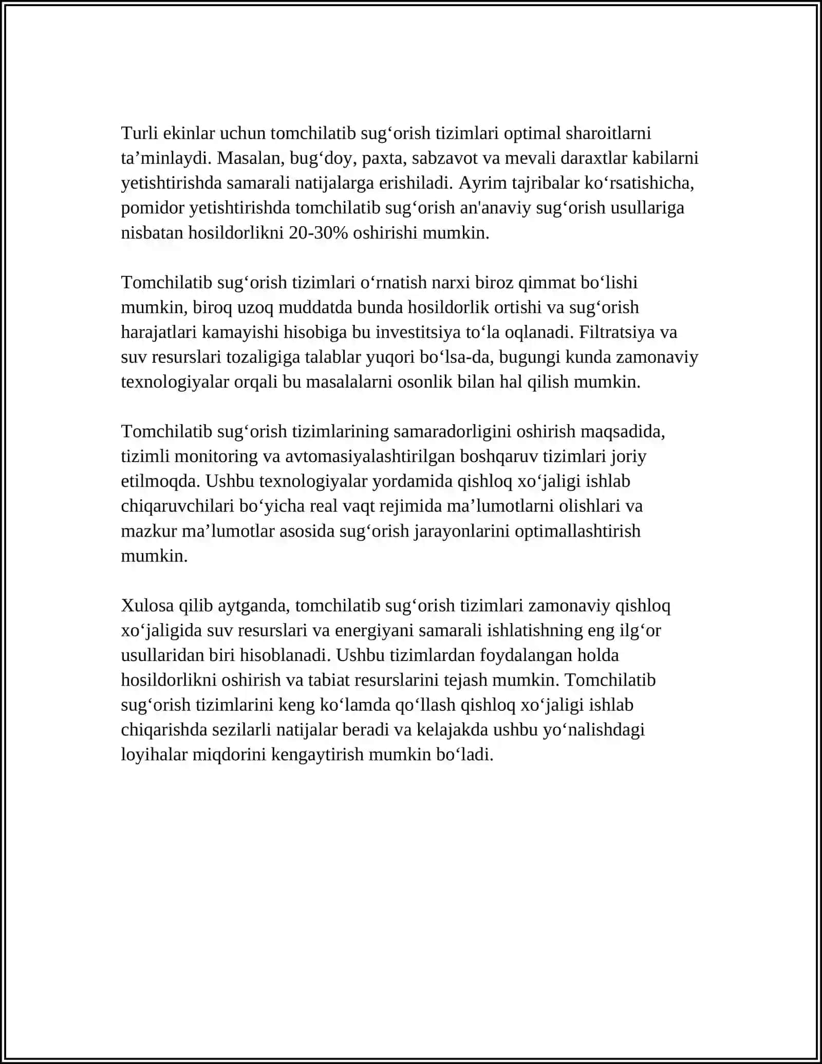 PARRANDALARNI SUGʻORISH QURILMALARI 4