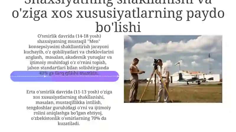 O‘smirlik davri psixologik rivojlanishining xususiyatlari 4