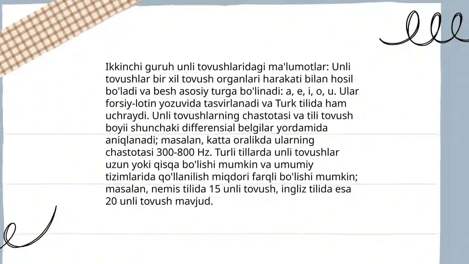 Oʻzbek adabiy tilli fonetik sistemasi haqida malumot 4