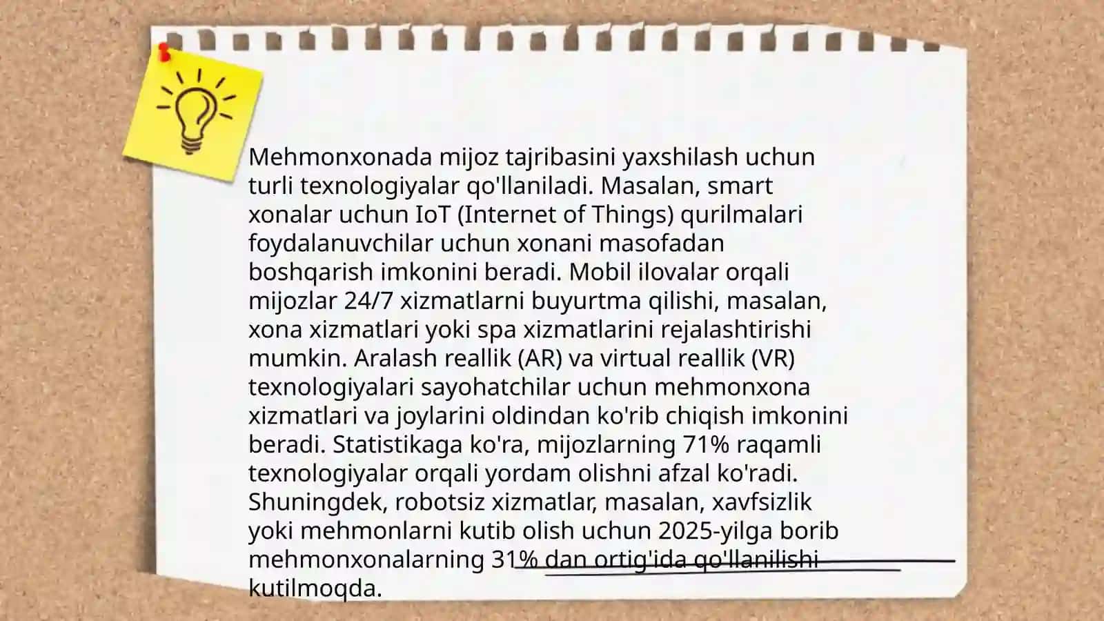 Mehmonxona xo’jaligida innovatsion faoliyatni rejalashtirish 4
