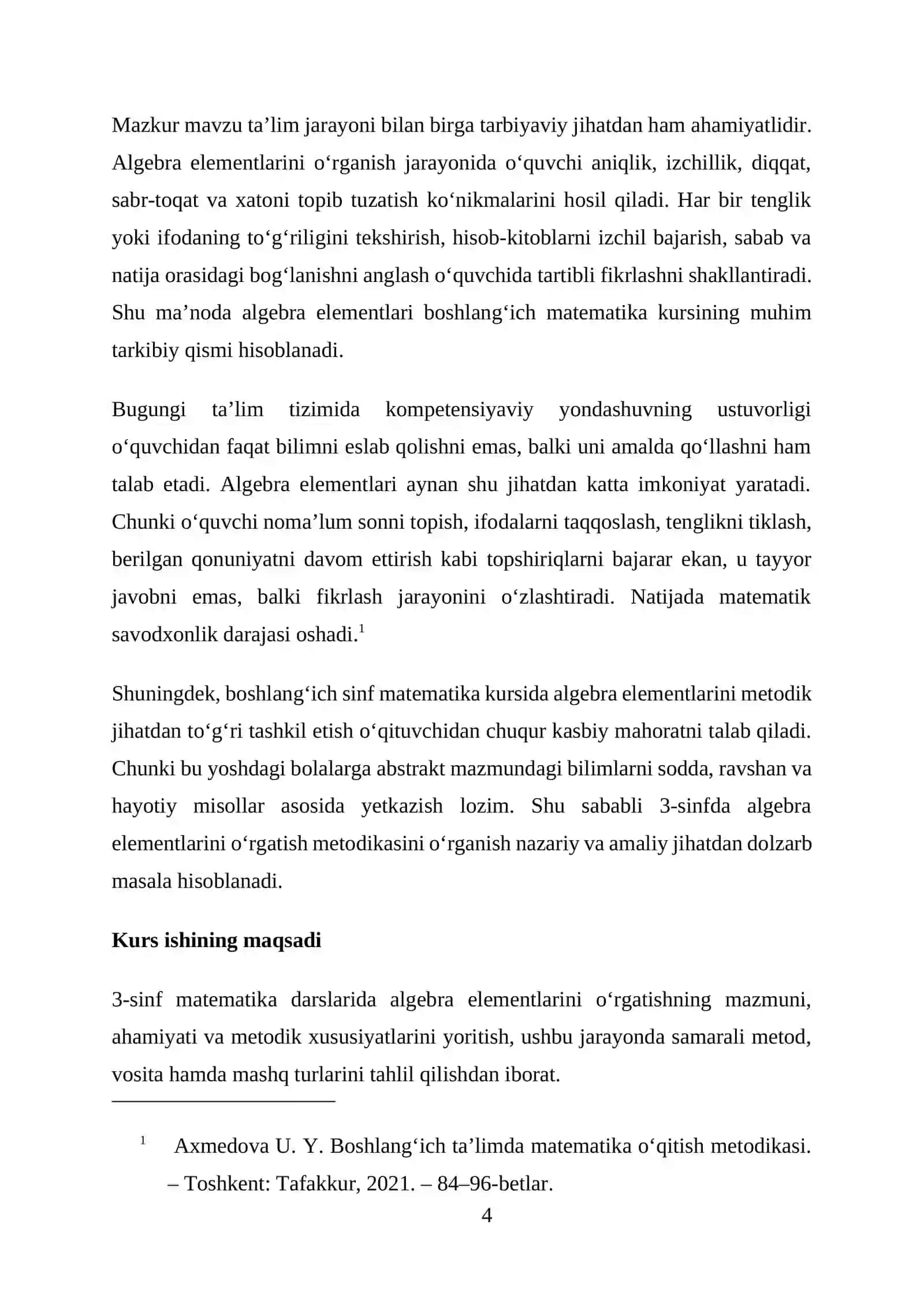 Algebra elementlarini o'rgatish metodikasi 4