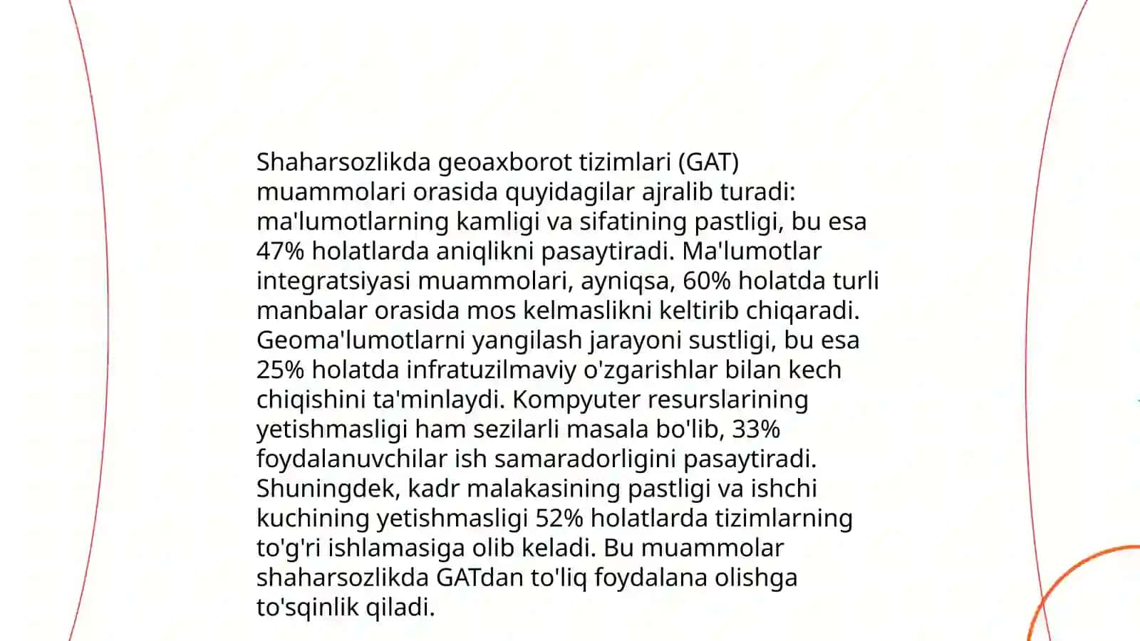 Geoaxborot tizimlarni qo'llash muaommolari 4
