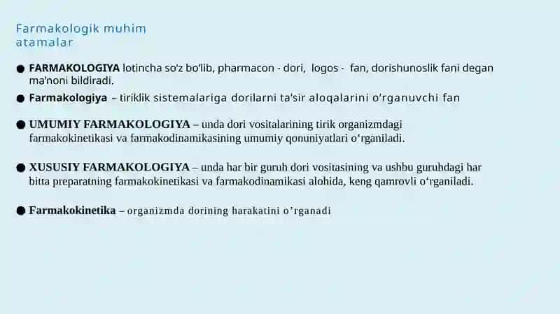 FARMAKOLOGIYA 4