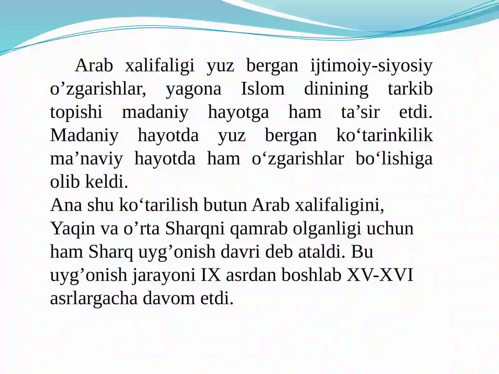 Sharq Uyg’onish davrida pedagogik fikrlar va ta’limiy-axloqiy qarashlarning rivojlanishi 4