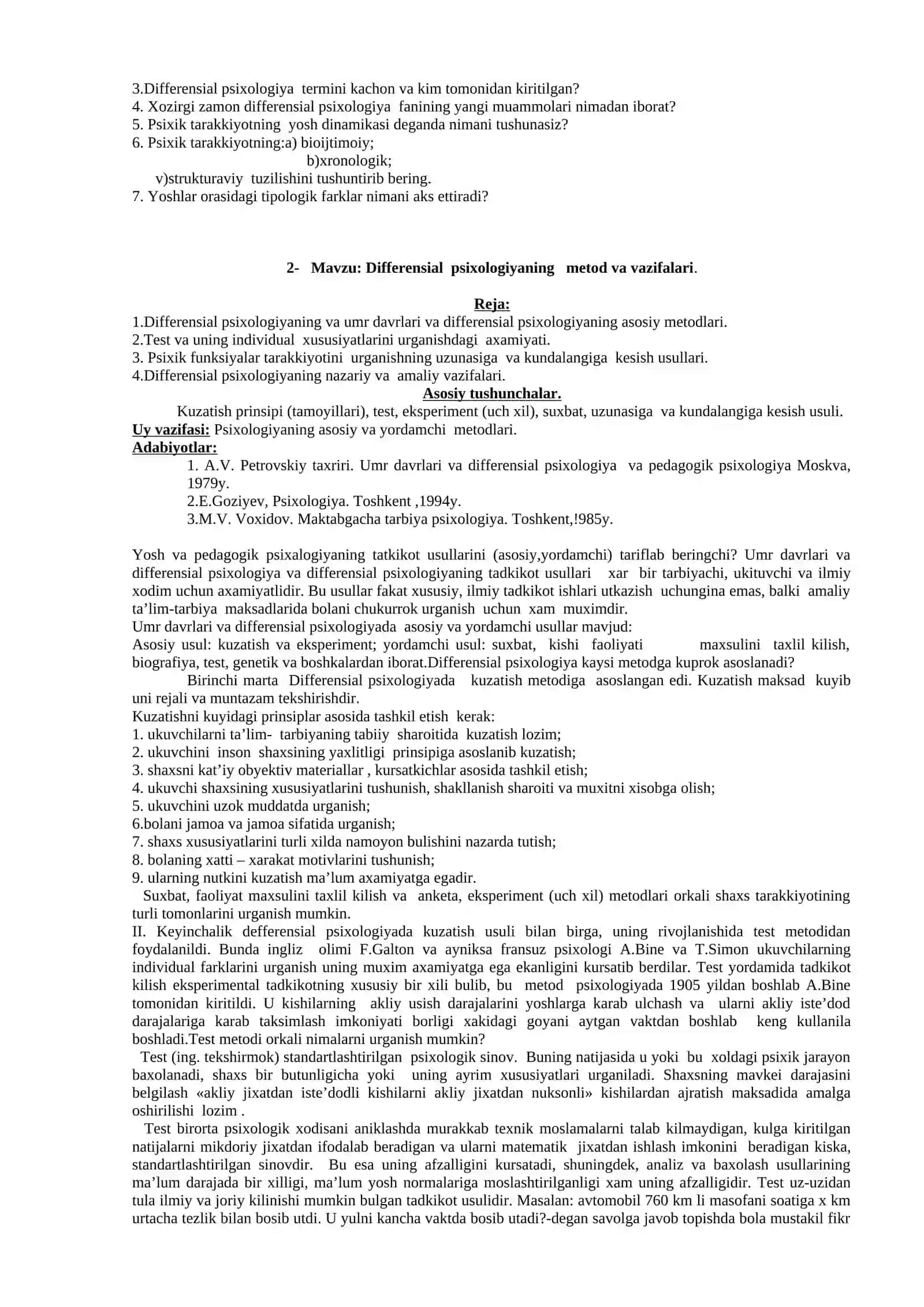 Differensial psixologiyaning predmeti 4
