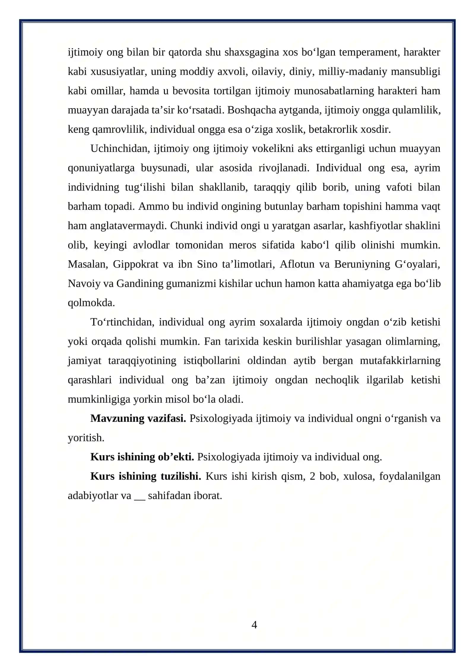 IJTIMOIY VA INDIVIDUAL ONG. 4