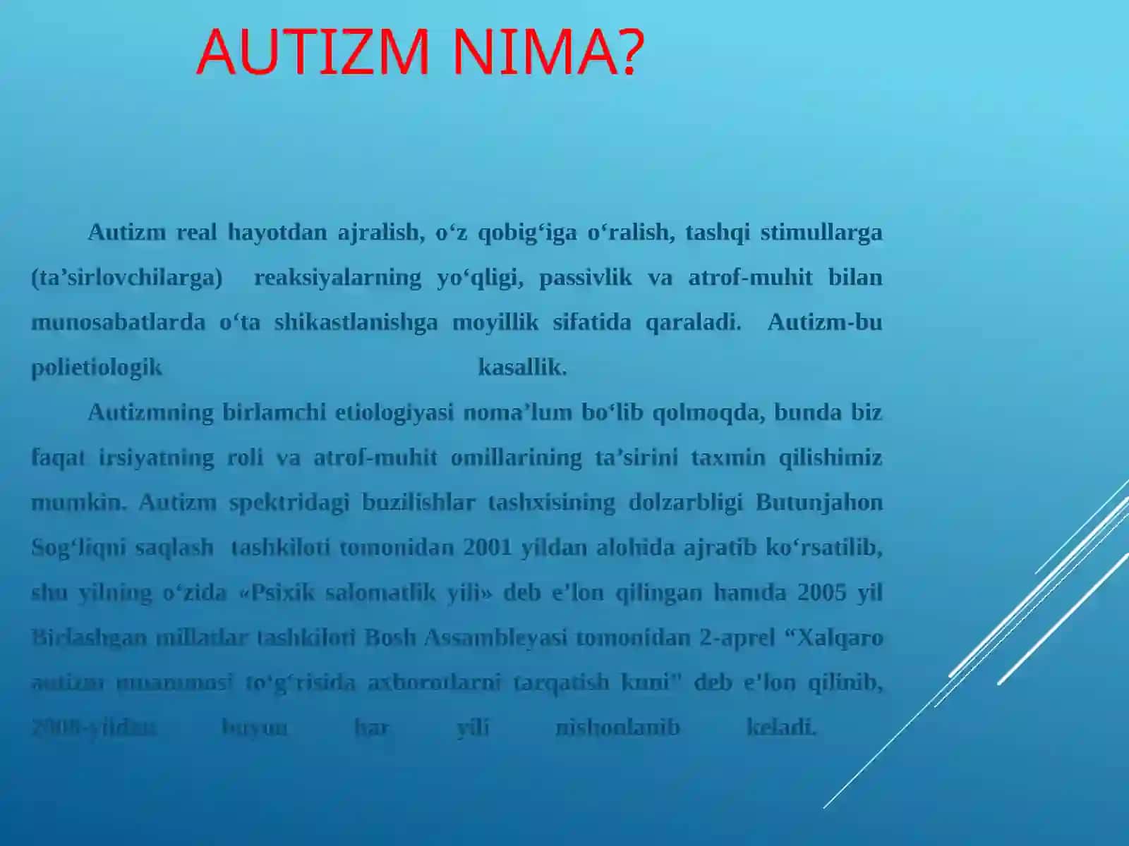 AUTIZM 4