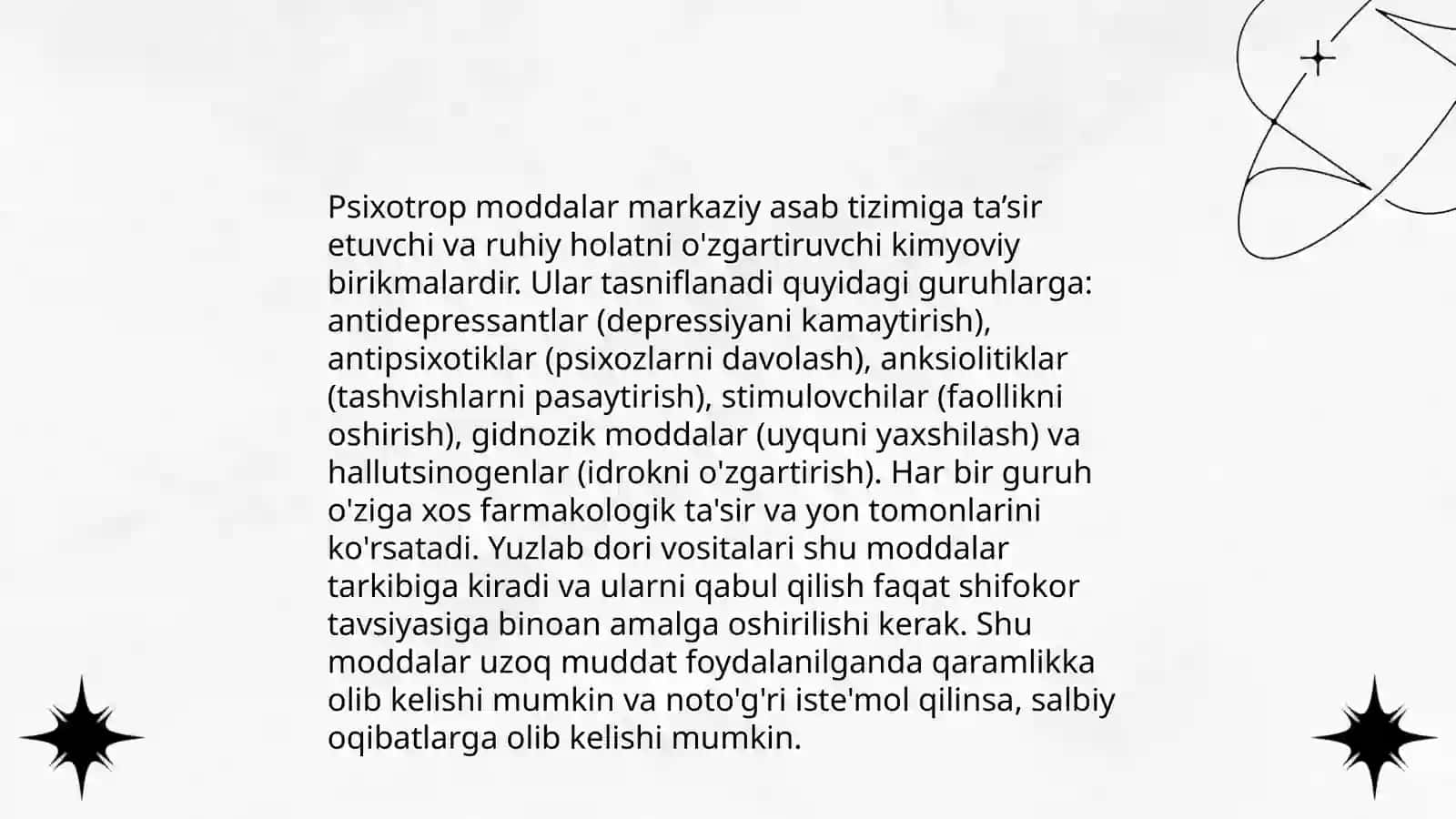 GIYOHVANDLIK VOSITALARI YOKI PSIXOTROP MODDALARNING G‘AYRIQONUNIY MUOMALASI JINOYATLARNING KRIMINOLOGIK TAVSIFI HAMDA PROFILAKTIKASI 4