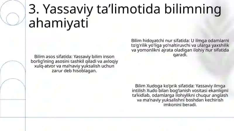 Ahmad Yassaviyning Pedagogik Qarashlari 4