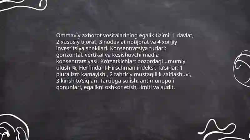 Media maydon tuzilishi va tasiri 4
