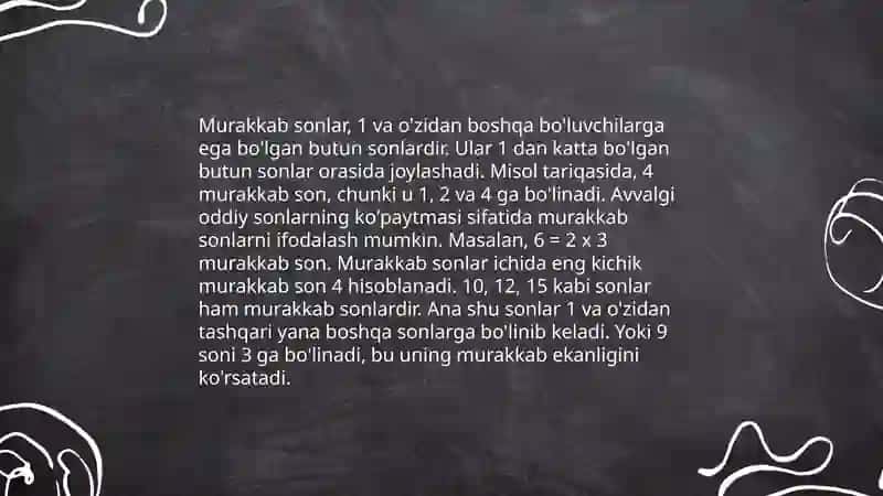 Nomanfiy butun sonlar 4