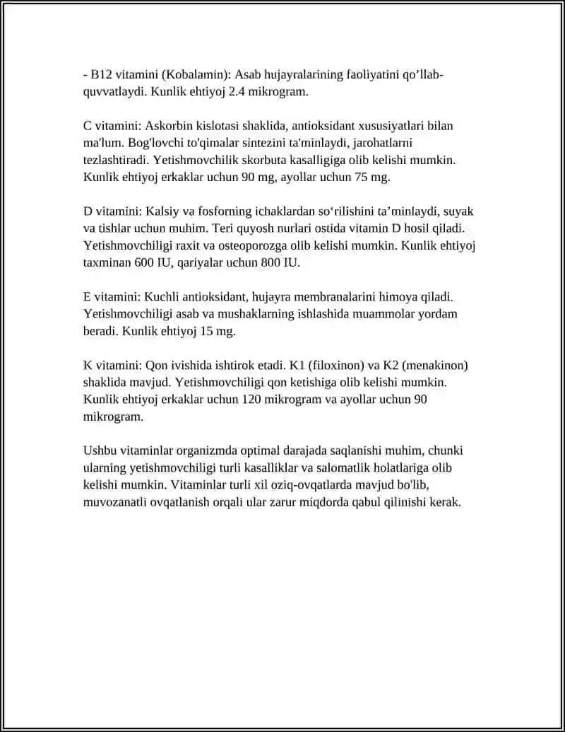 DORIVOR PEREPARATLAR NOMI 4