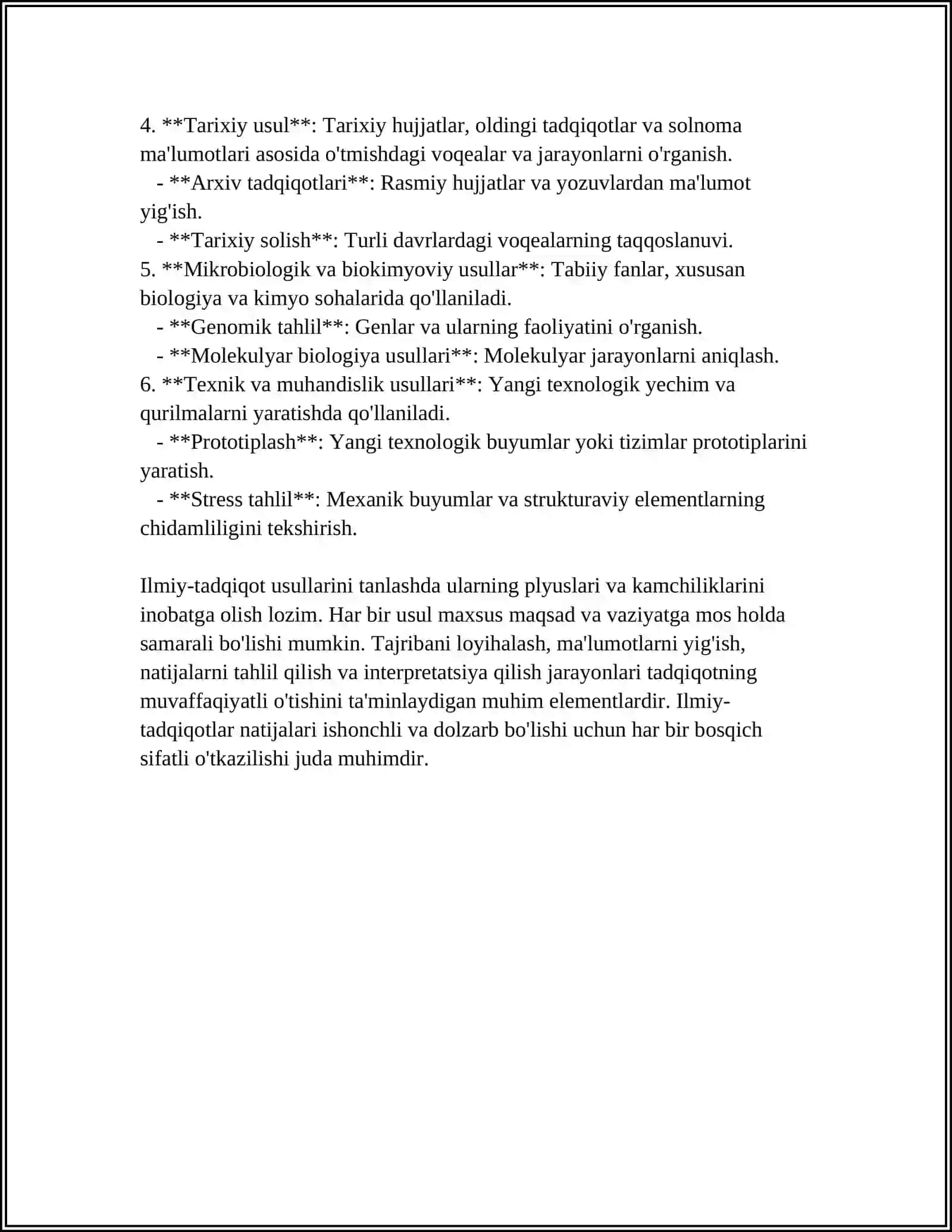 ILMIY TADQIQOT UCHUN AXBOROT IZLASHNING ASOSIY USULLARI 4