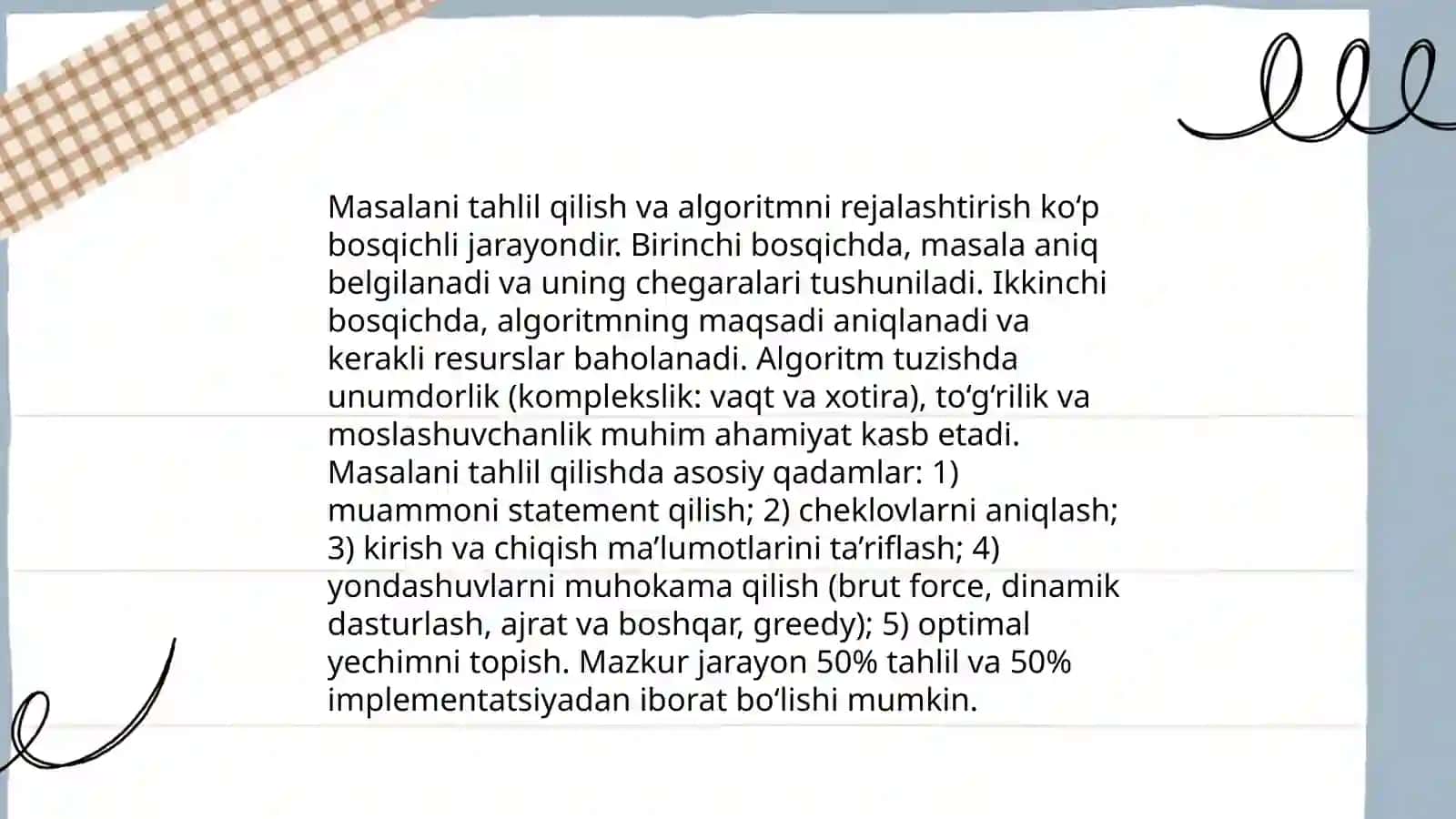 Algoritm tuzish va dastur tuzish 4