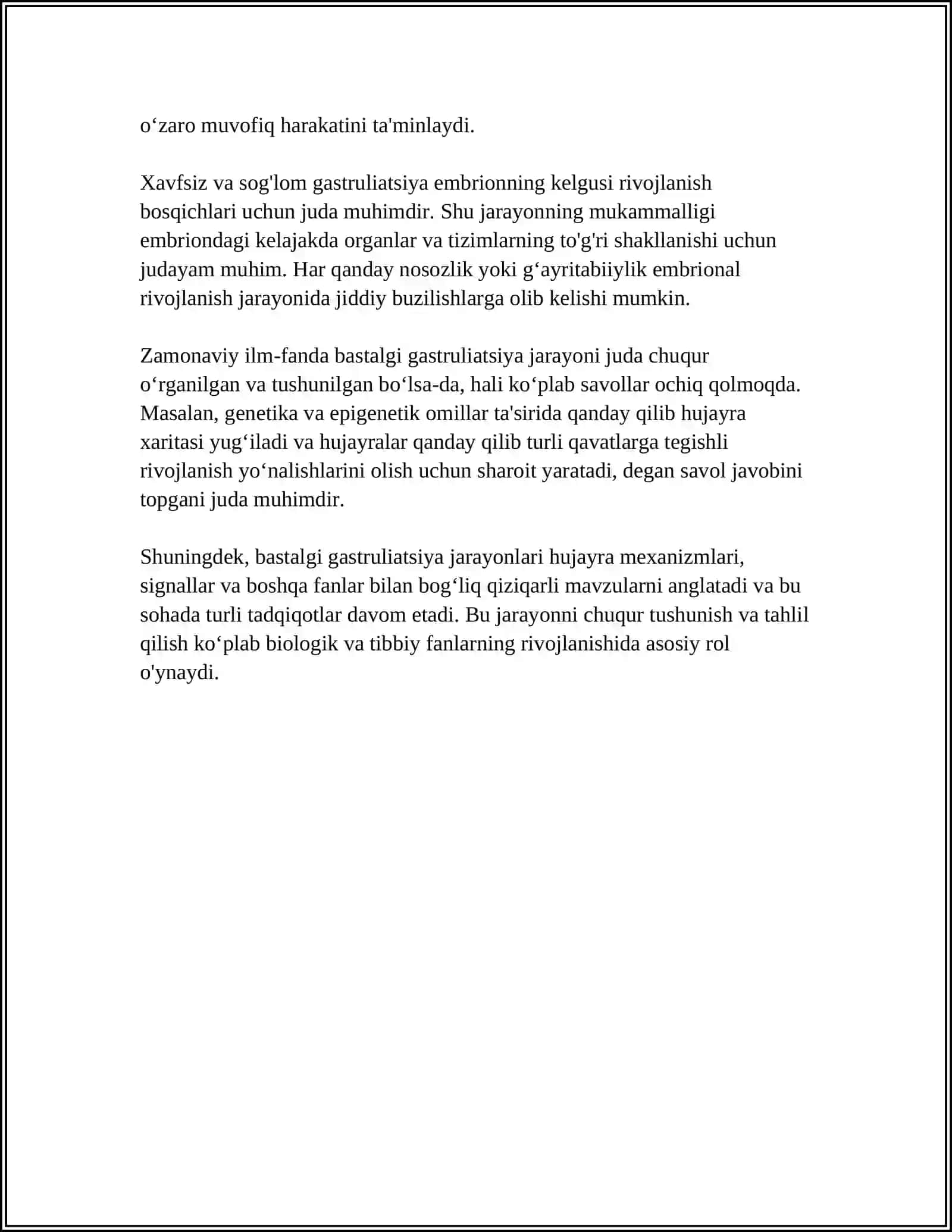 ODAM EMBRIOGENEZINING QALTIS DAVRLARI 4
