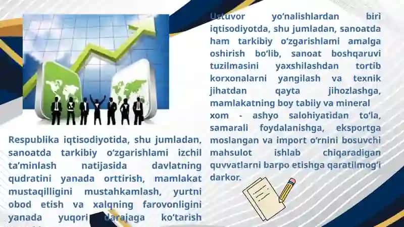 SANOAT TARMOQ TUZILMASI VA TARKIBIY SILJISHLAR 4