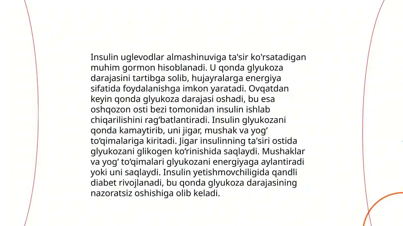 Uglevodlar almashinuvi boshqarilishining buzilishi 4