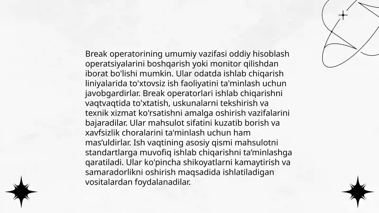 Python dasturlash tilida break operatori va uning umumiy ko'rinishi 4