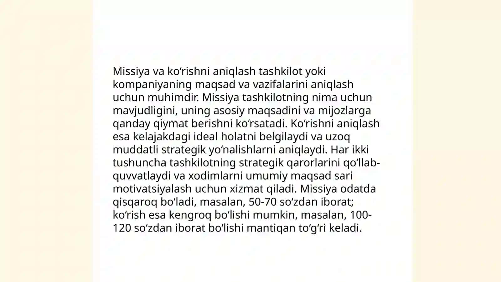 Strategik rejalashtirish uslubiyoti 4