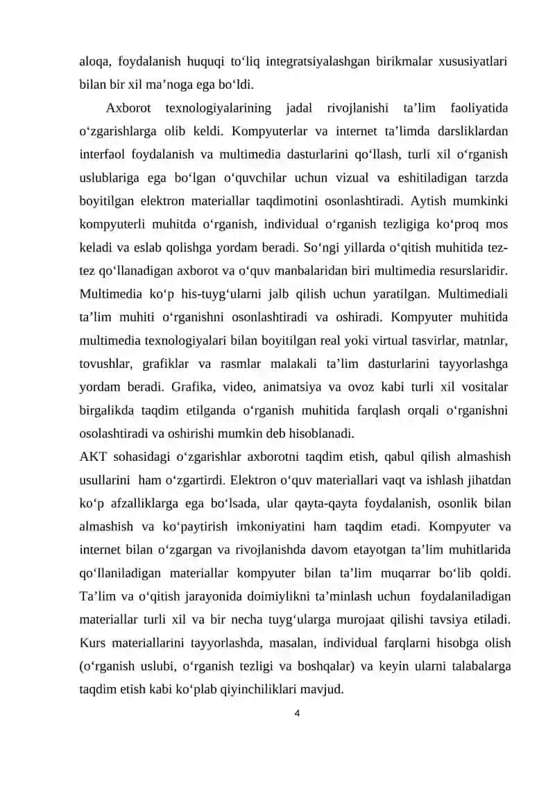 TA'LIMDA AUDIO DARSLIKLARDAN FOYDALANISH 4