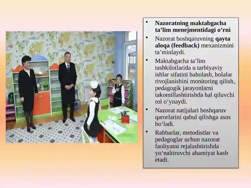 Nazorat qilishning maqsadi va vazifalari 4