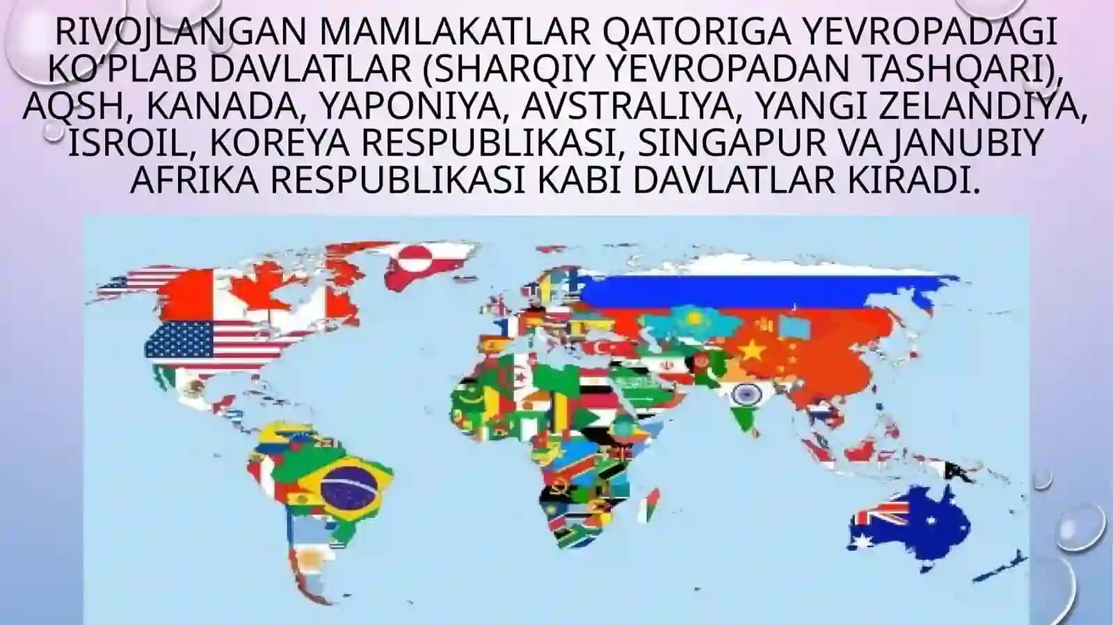 Jahon mamlakatlarining ijtima-yiqtisodiy rivojlanishi bo'yicha tashkilotlashgan imtiyoznoma 4