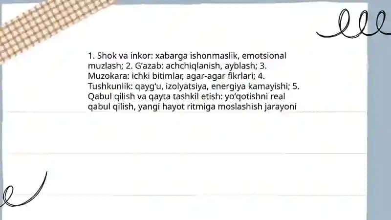 Krizis holatida bemorga maslahat berish 4