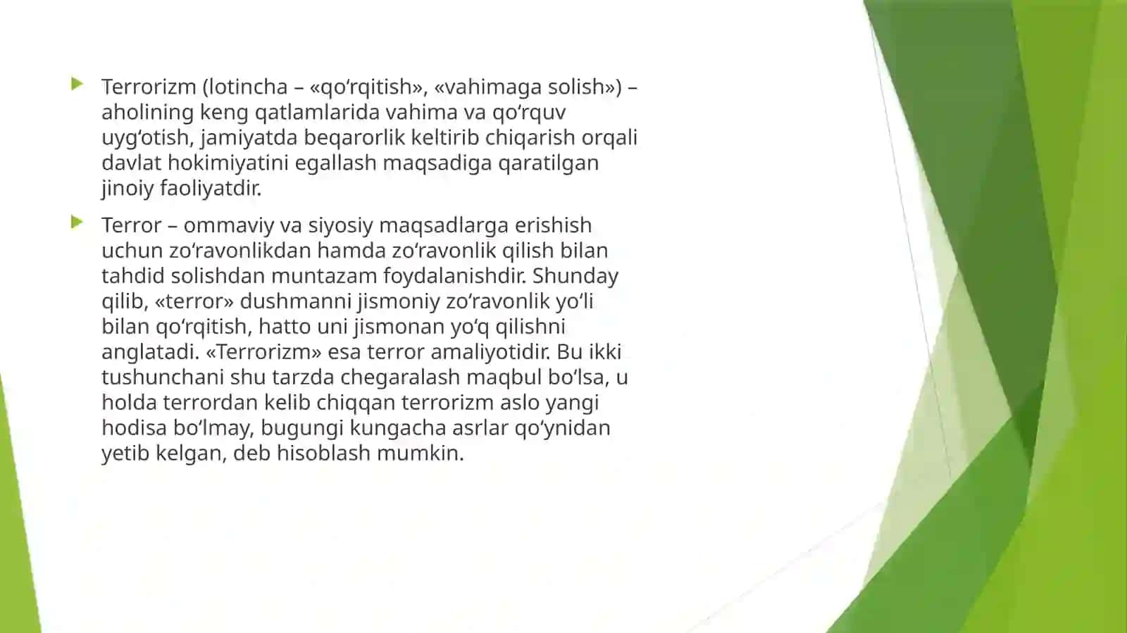 O’zbekistonning terrorizmga qarshi kurash tajribasi 4