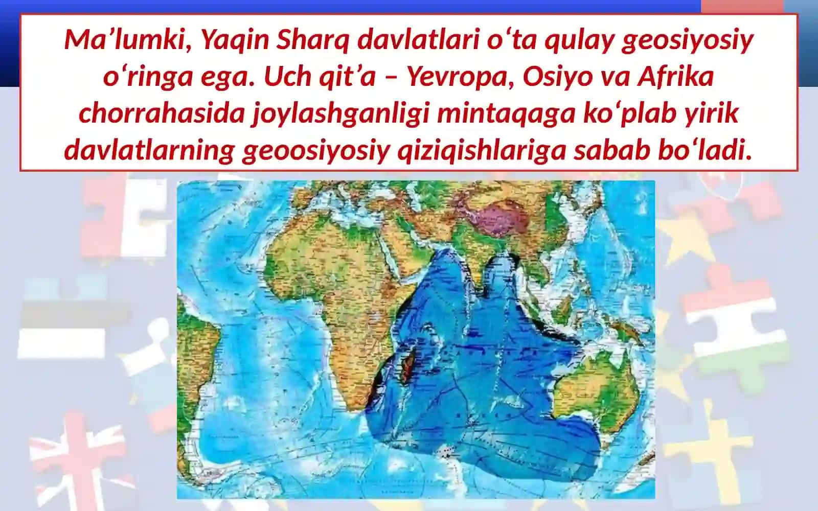 Jahondagi  zamonaviy  geosiyosiy  vaziyat, davlatlarning  integratsion  uyushmalari 4