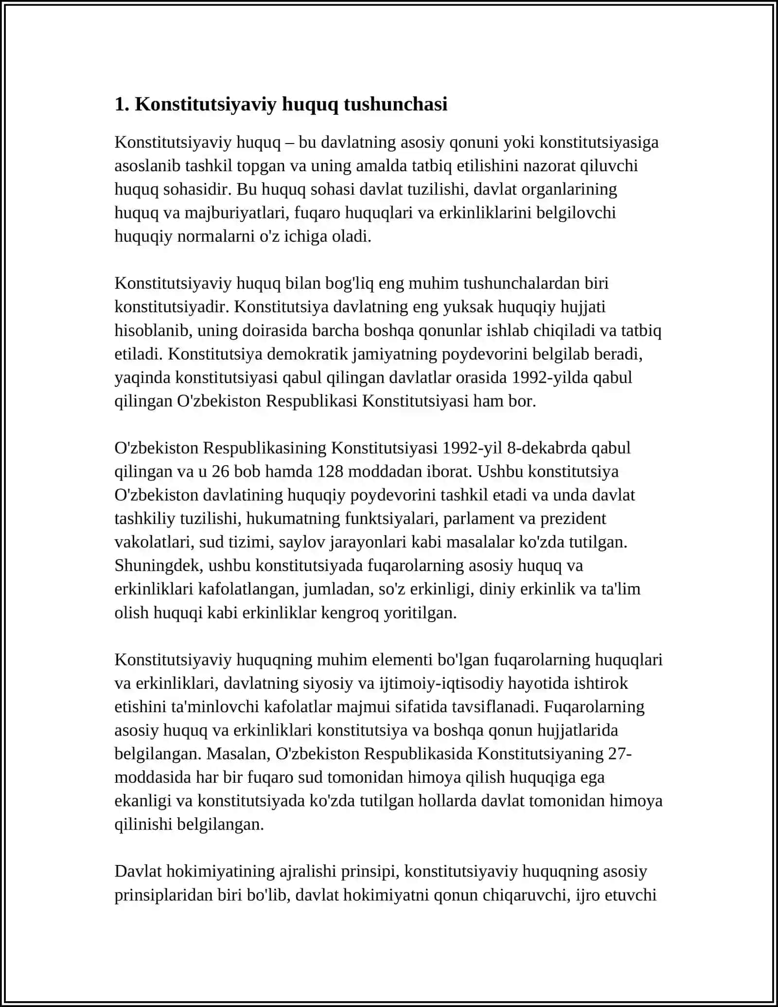 KONSTITUTSIYAVIY HUQUQ FANINING PREDMETI VA METODLARI 4