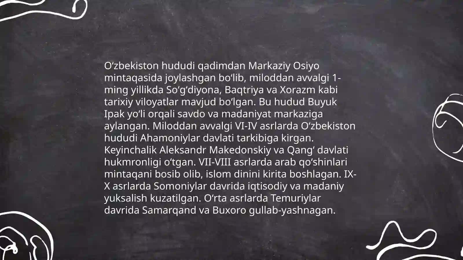 O'ZBEKISTON TABIATINING GEOGRAFIK O'RNINI O'RGANILISH TARIXI 4