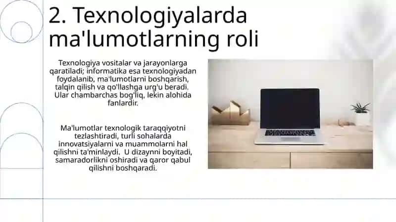 Texnologiya va informatika tushunchasi va farqi 4