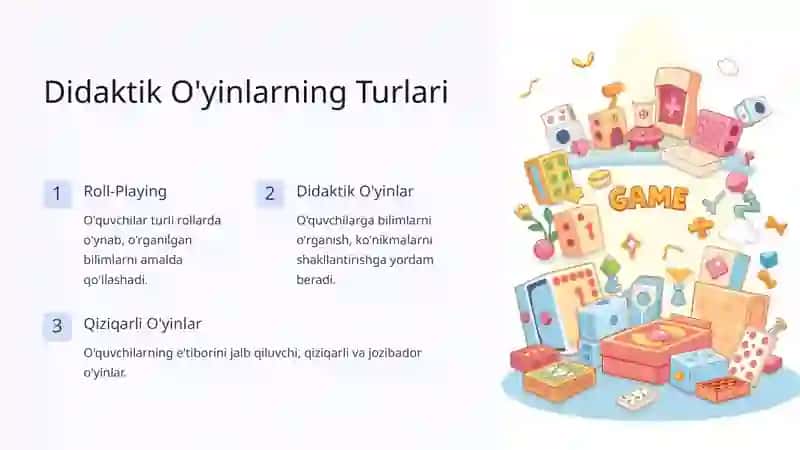 Sinfdan Tashqari Mashg’ulotlarda Didaktik O’yinlar 4