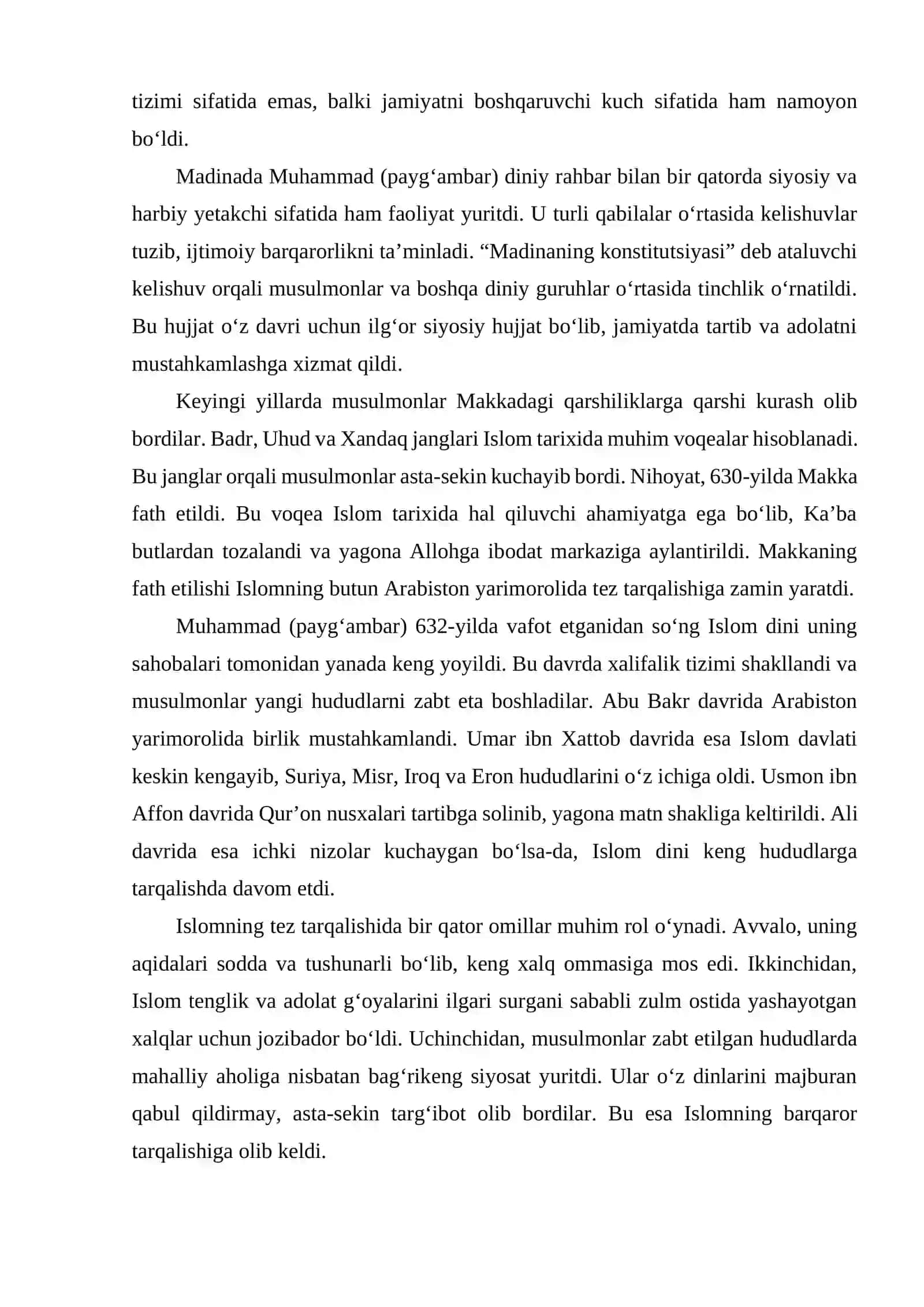 Islom dinining Markaziy Osiyoga tarqalishi 4