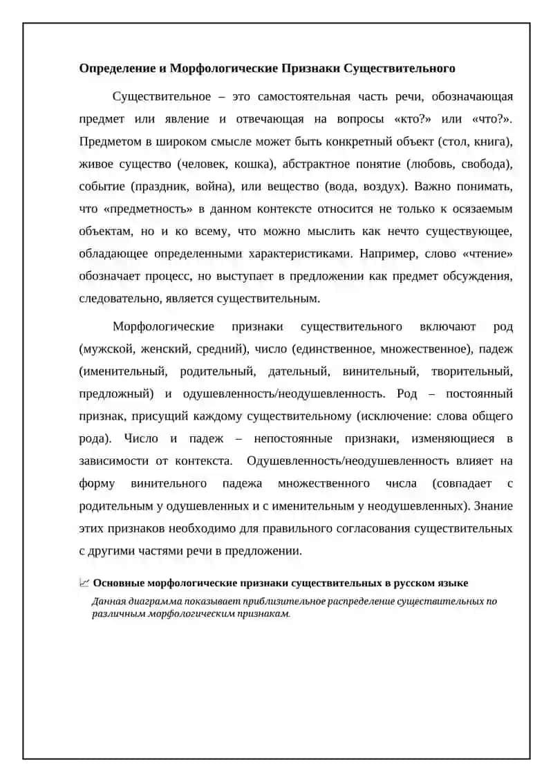 Существительное является одной из фундаментальных частей речи 4