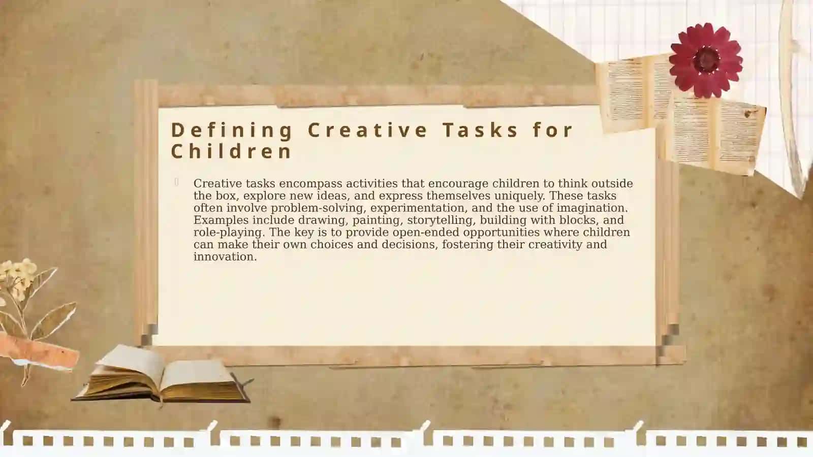 Creative tasks for children 4